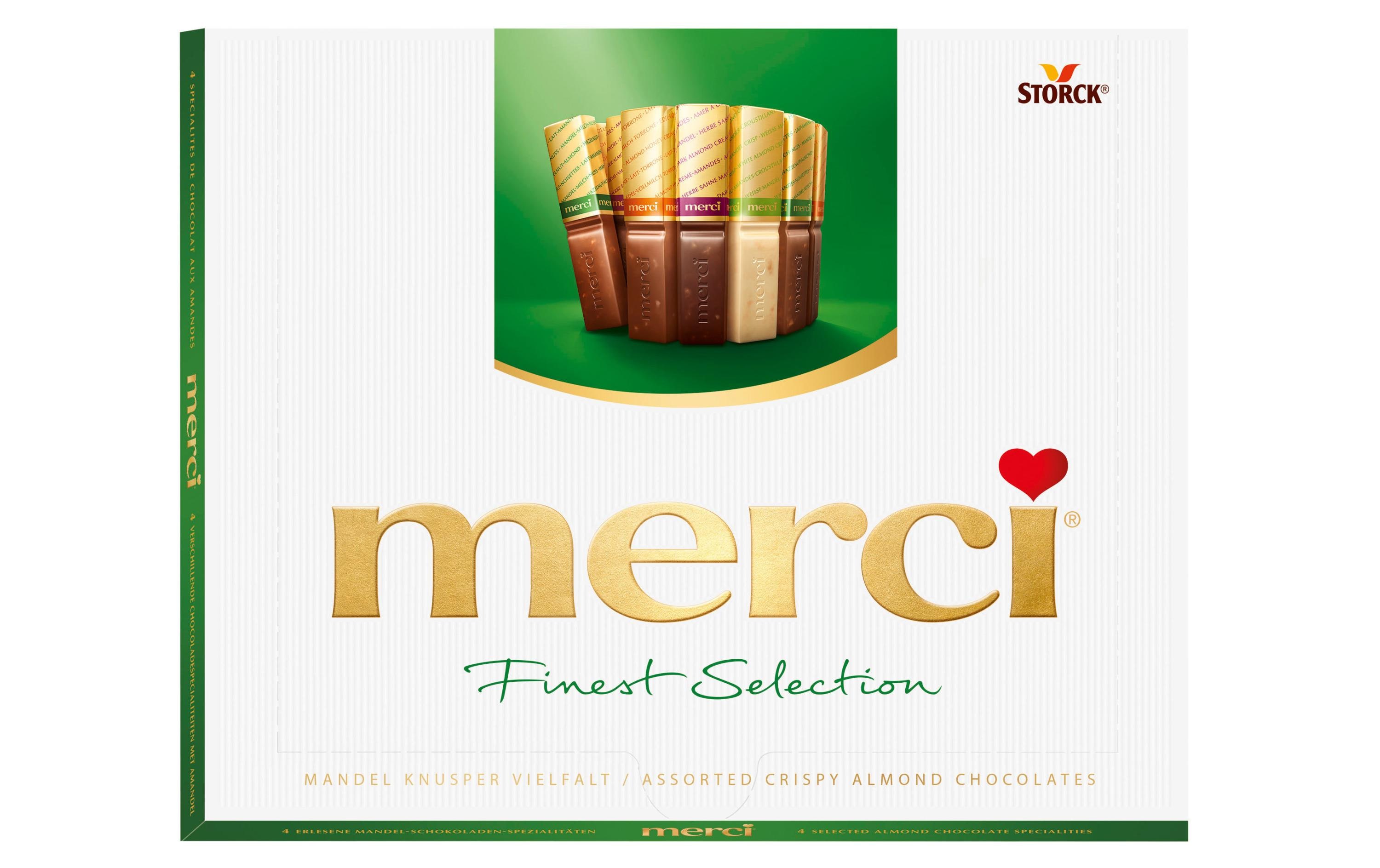 Storck Pralinen Merci Mandel Knusper Vielfalt 250 g Storck Pralinen Merci Mandel Knusper Vielfalt 250 g