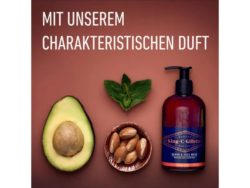 King C. Gillette Bartshampoo 350 ml1 Stück King C. Gillette Bartshampoo 350 ml1 Stück