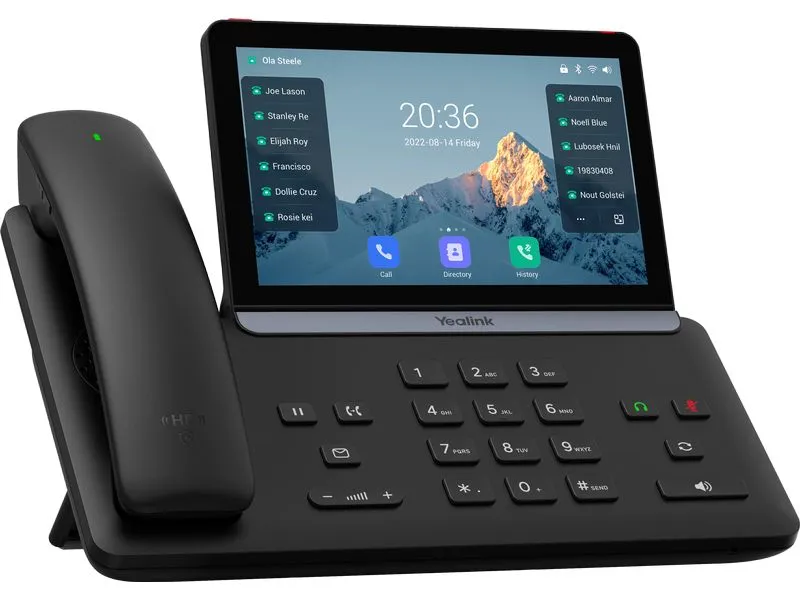 Yealink Tischtelefon SIP-T88W Pro Schwarz