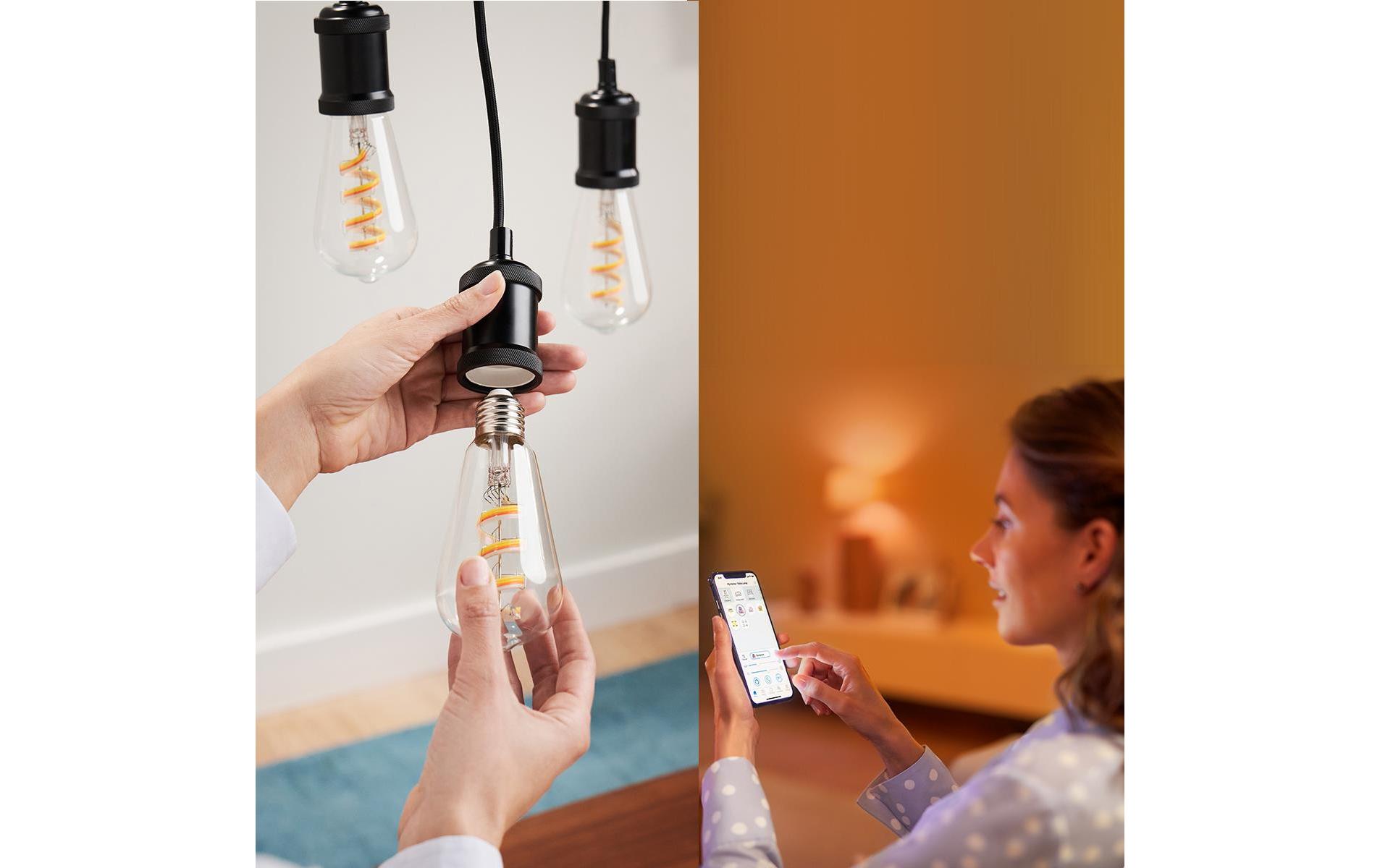 WiZ Leuchtmittel 6.3W (40W) E27 ST64 Tunable White & Color