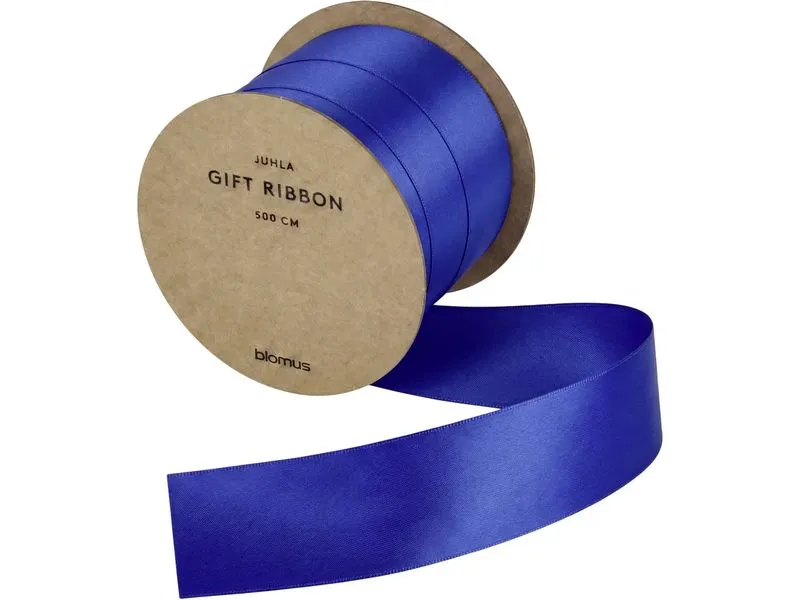 Blomus Geschenkband Juhla 25 mm x 5 m, Blau