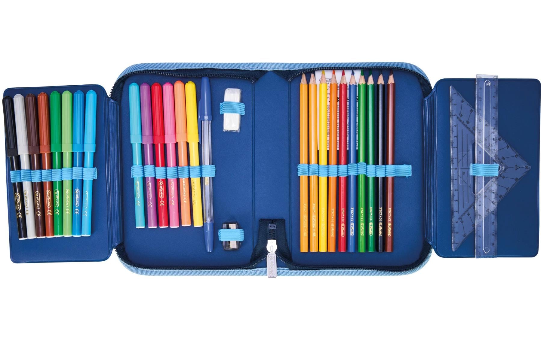 Herlitz Etui Schüleretui 31-teilig Cosmic Explorer