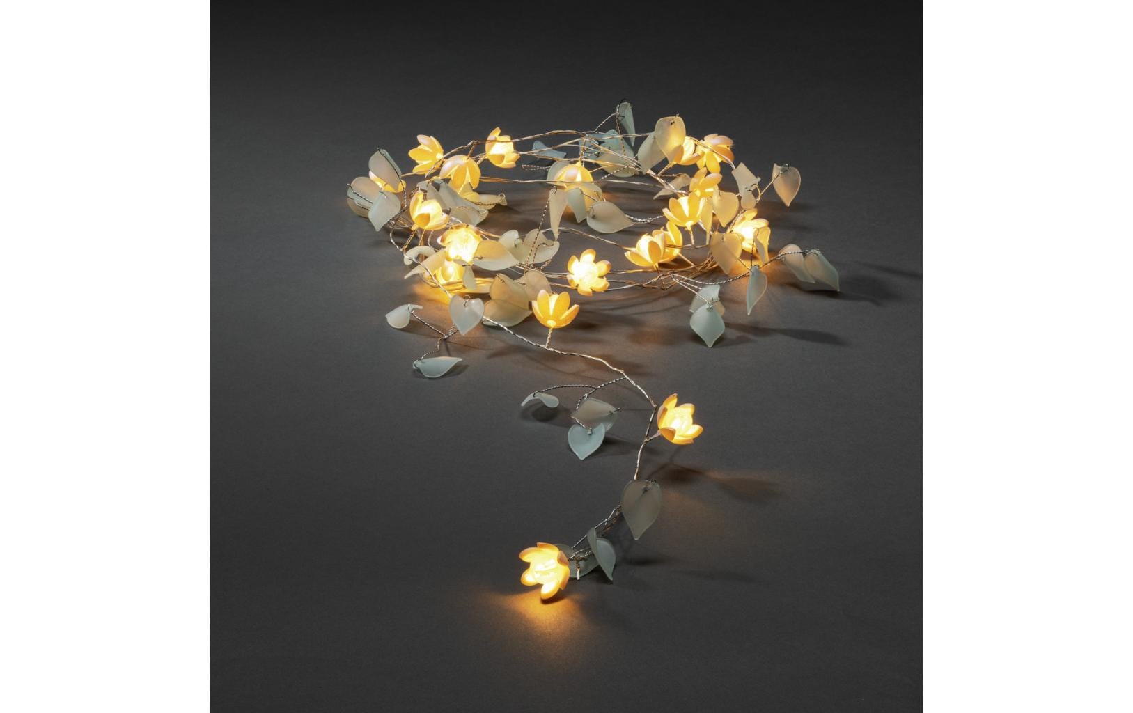 Konstsmide LED Dekolichterkette Blumen, 20 LED, 1.9 m, Indoor