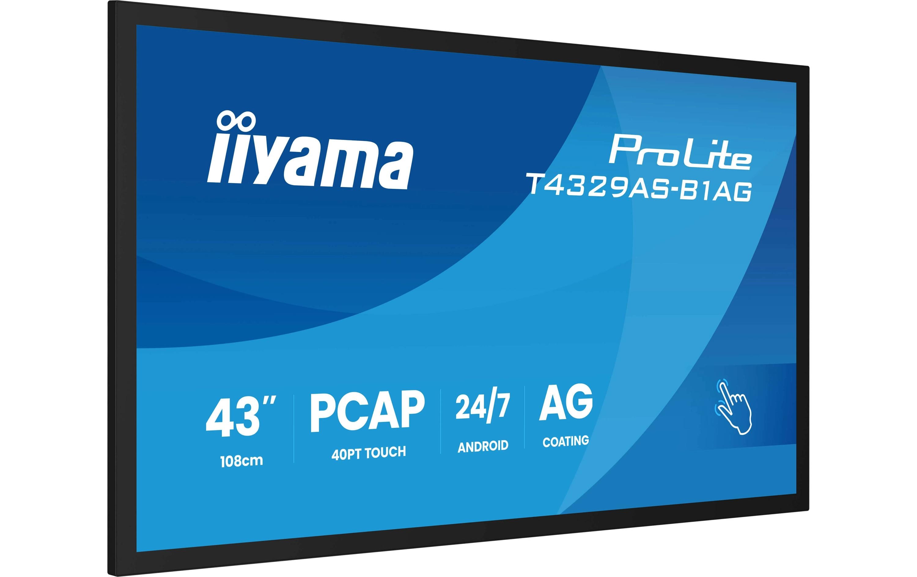 iiyama Touch Display ProLite T4329AS-B1AG 42.5 iiyama Touch Display ProLite T4329AS-B1AG 42.5