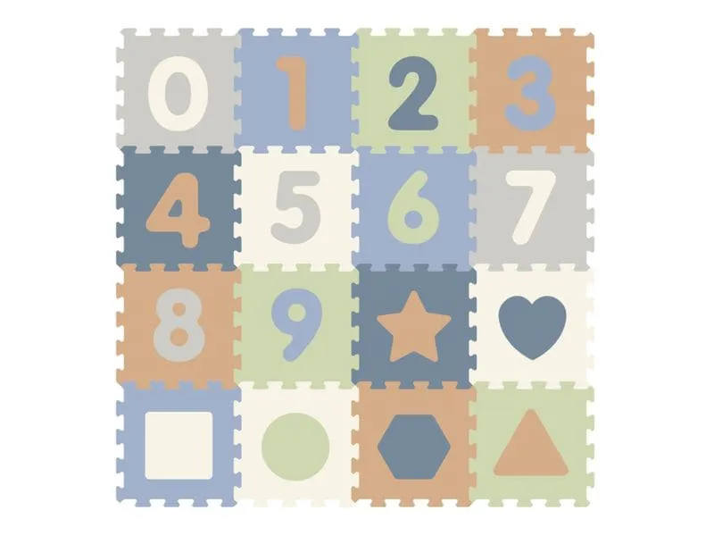 KOOR Puzzlematte Mera, 120 x 120 x 1 cm, hell