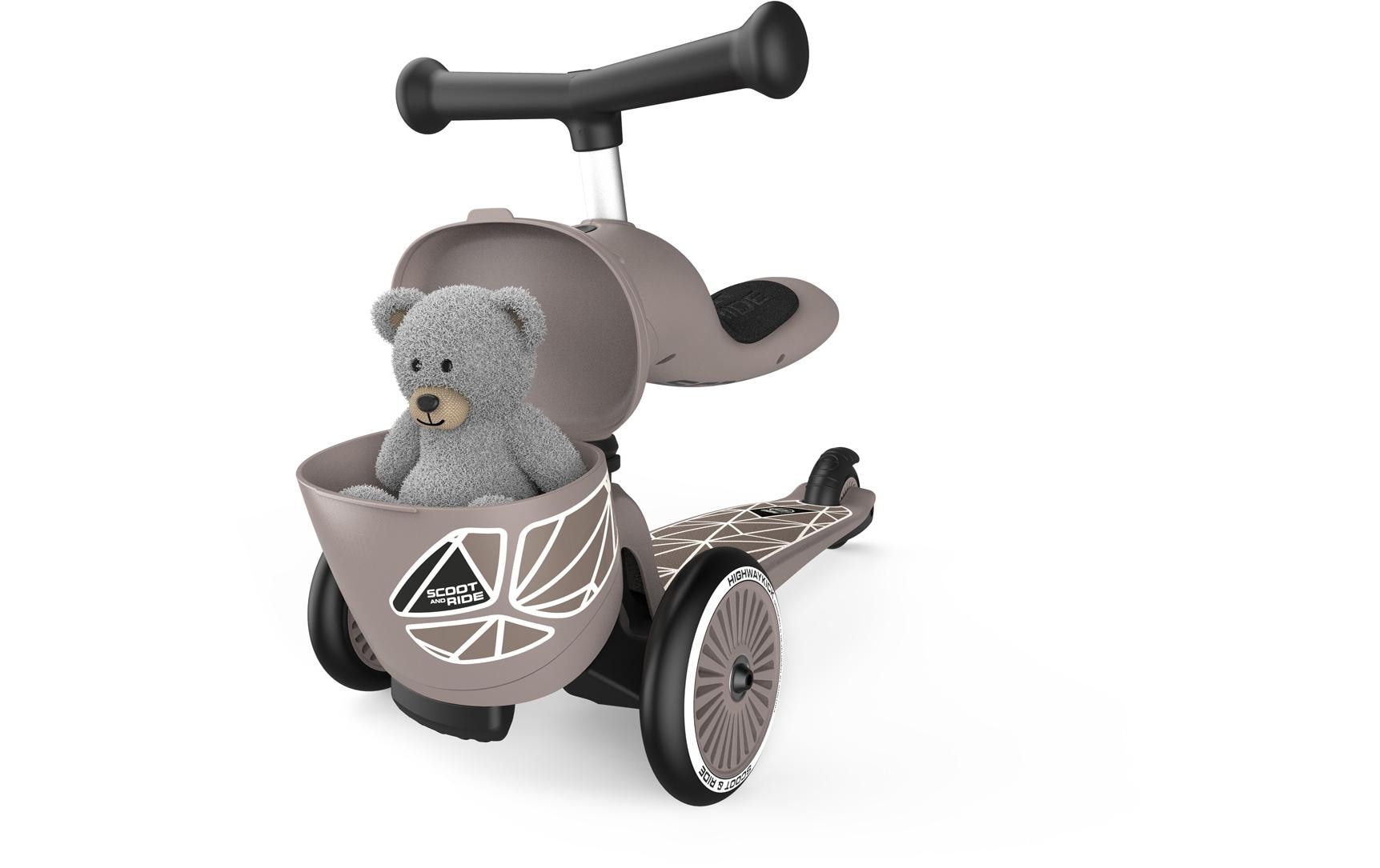 Scoot and Ride Scooter Brown lines Braun