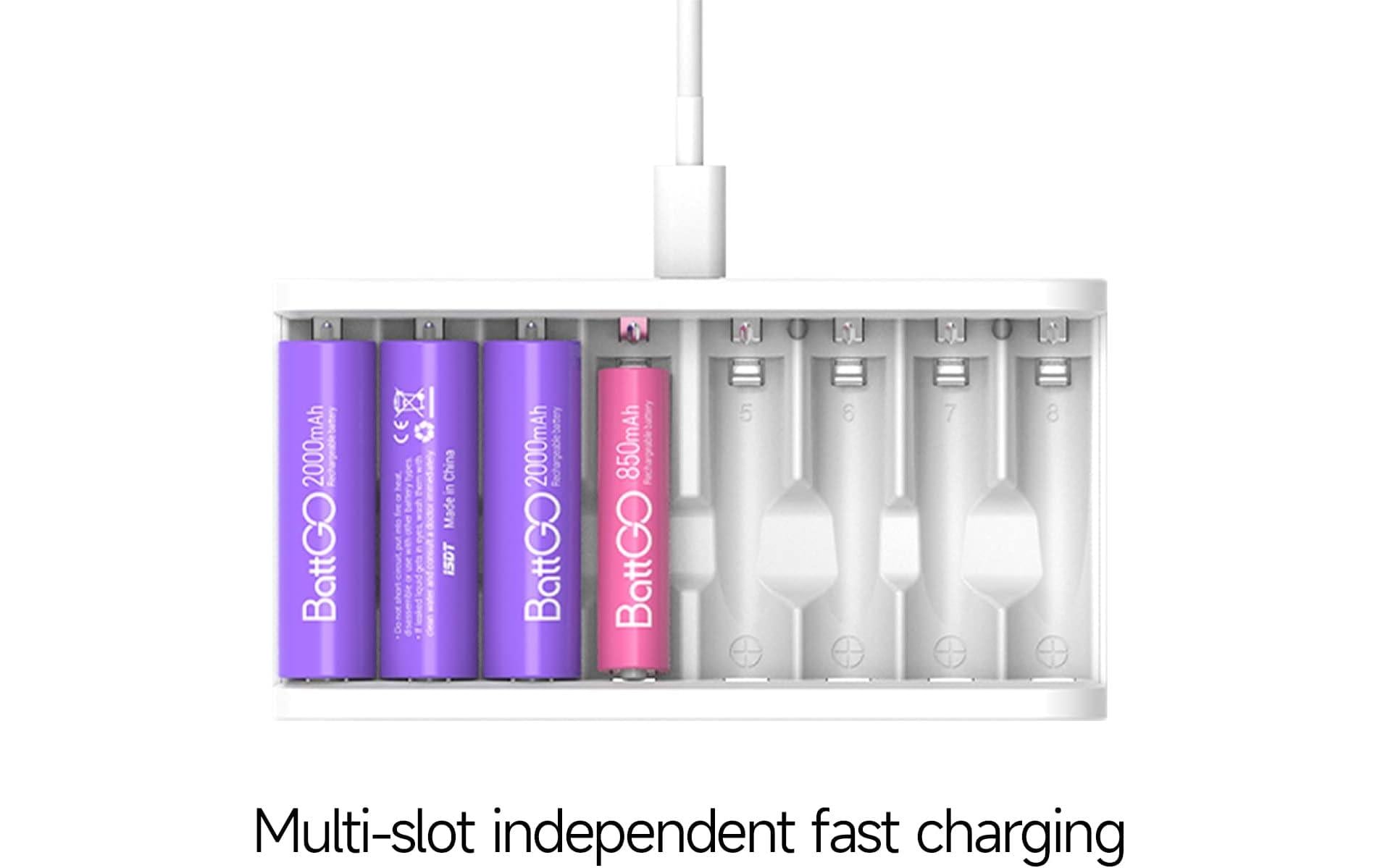 ISDT Ladegerät A8 Air USB-C, 8x AA/AAA ISDT Ladegerät A8 Air USB-C, 8x AA/AAA