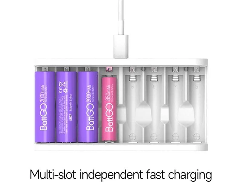ISDT Ladegerät A8 Air USB-C, 8x AA/AAA ISDT Ladegerät A8 Air USB-C, 8x AA/AAA