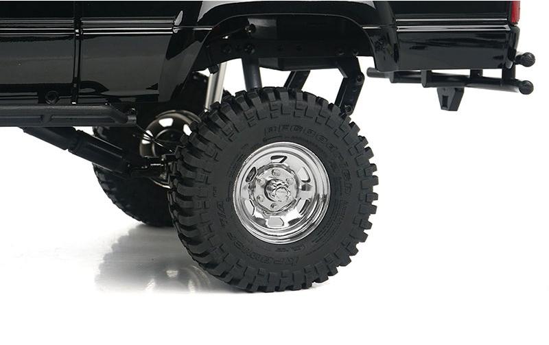 RC4WD Felgen Beadlock SR5 1.7 Stahl Chrom, 4 Stück