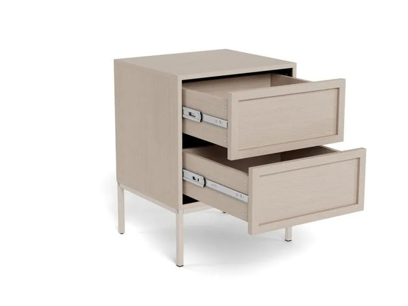 AC Design Nachttisch Palmdale Grau, 45.6 x 40 x 61 cm AC Design Nachttisch Palmdale Grau, 45.6 x 40 x 61 cm