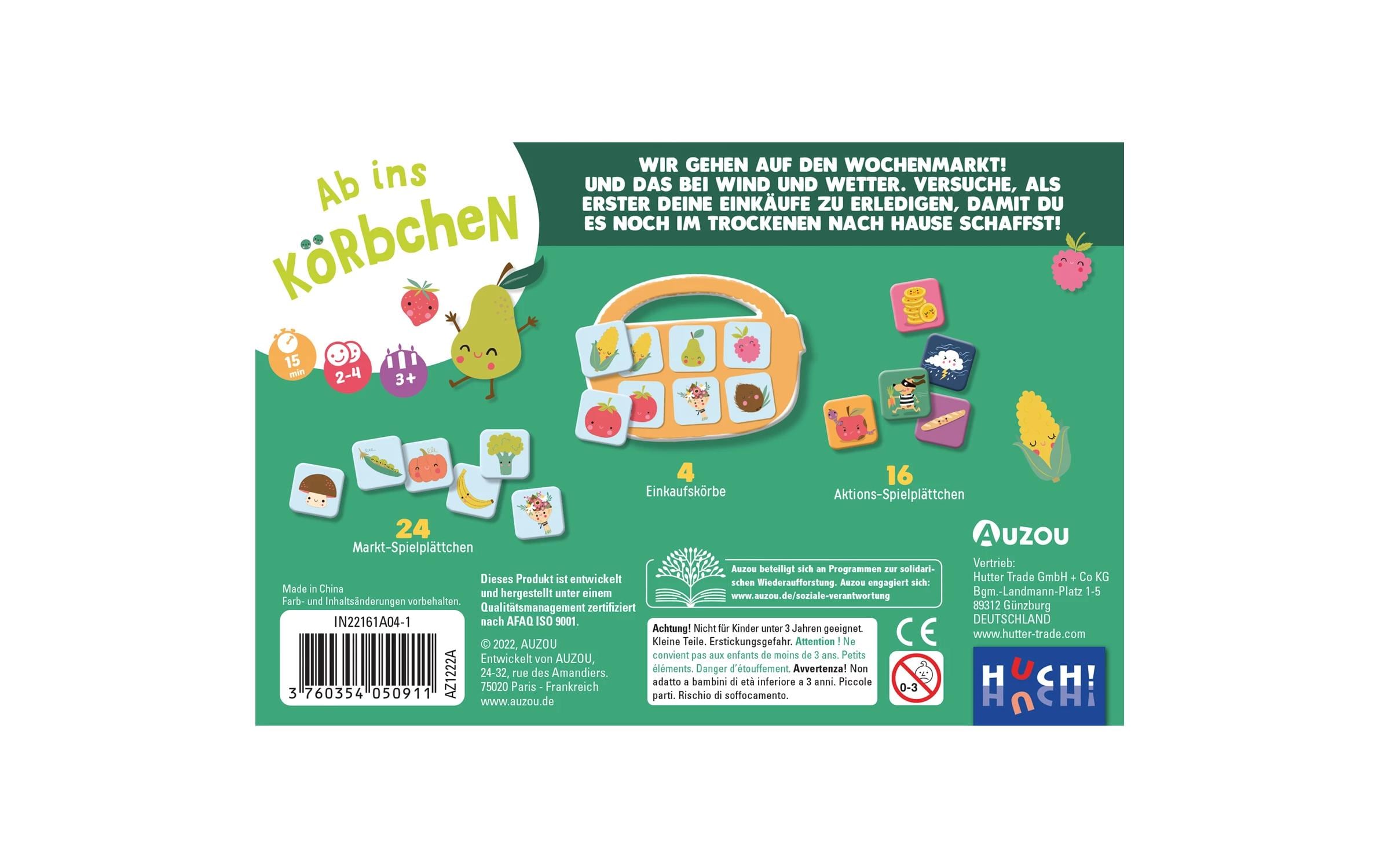 HUCH! Kinderspiel Ab ins Körbchen