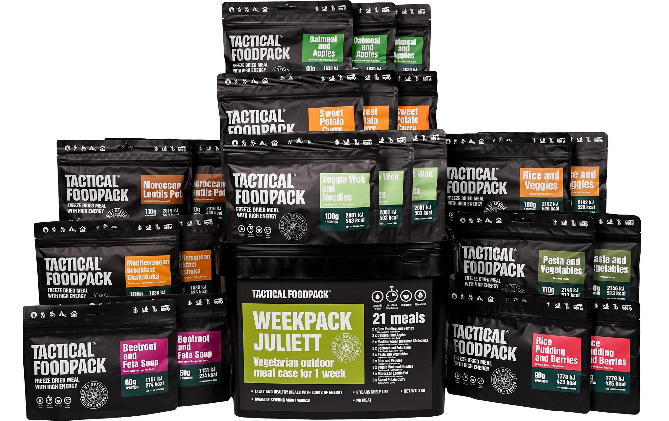 Tactical Foodpack Hauptgericht Weekpack Juliett