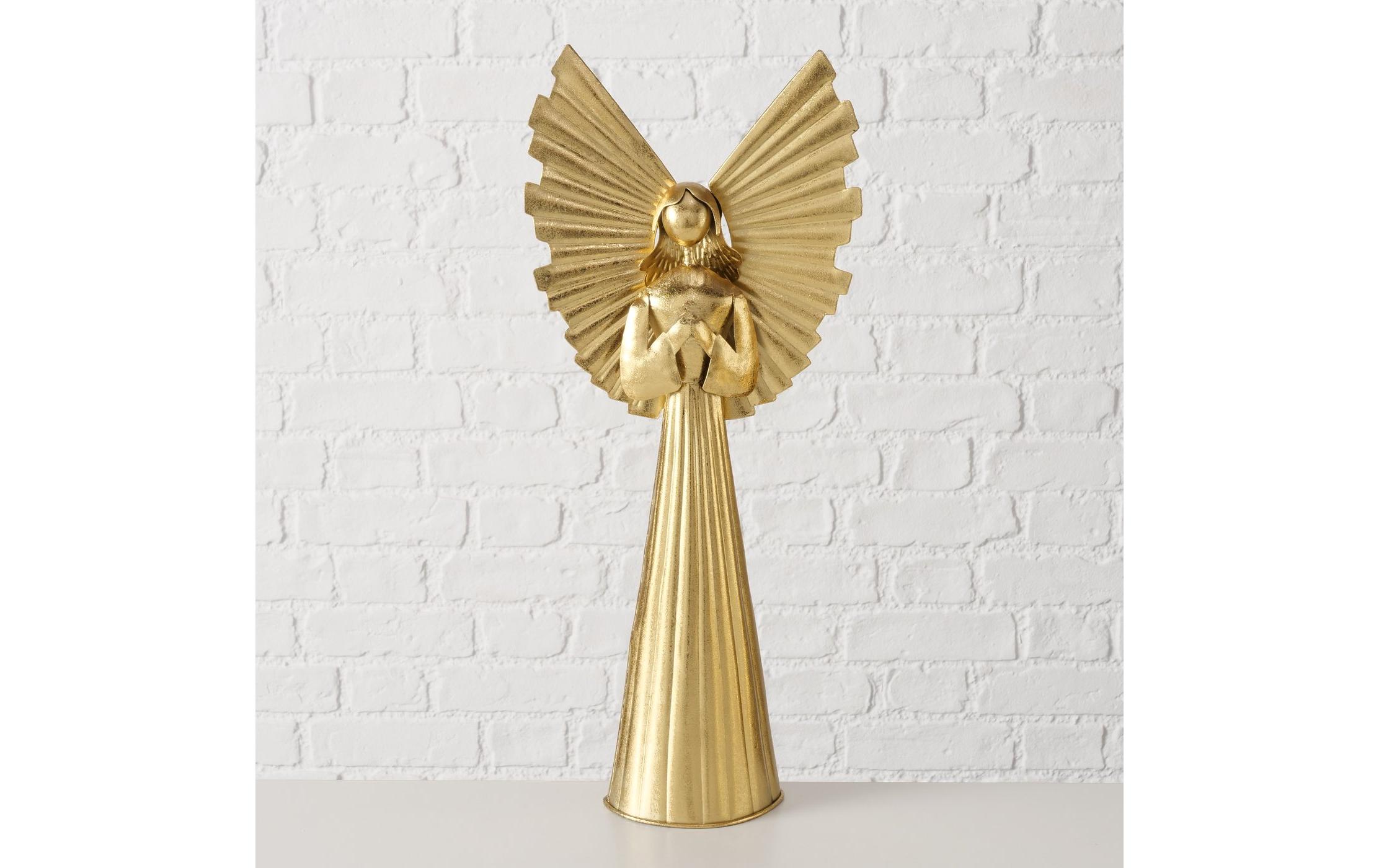 Boltze Weihnachtsfigur Figur Nuriel Metall, 23.5 x 54 cm