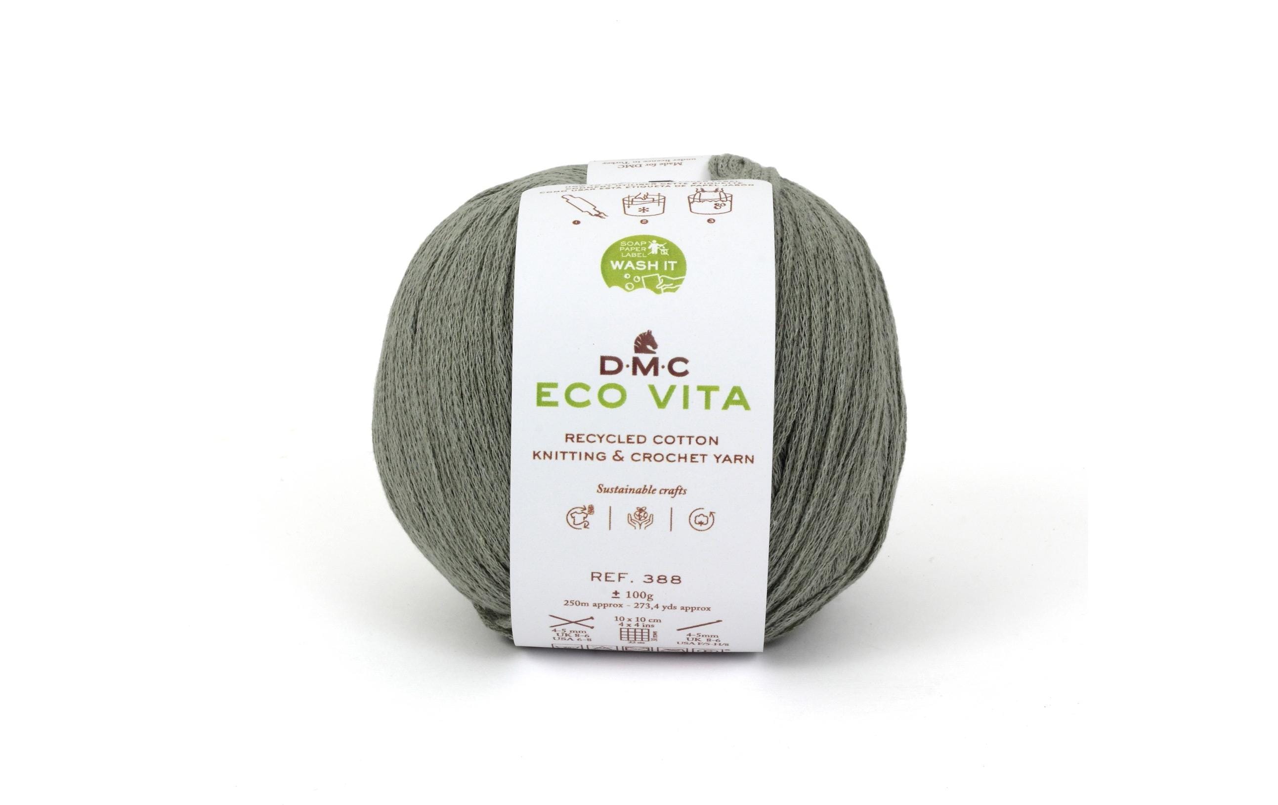 DMC Wolle Eco Vita 100 g, Moosgrün