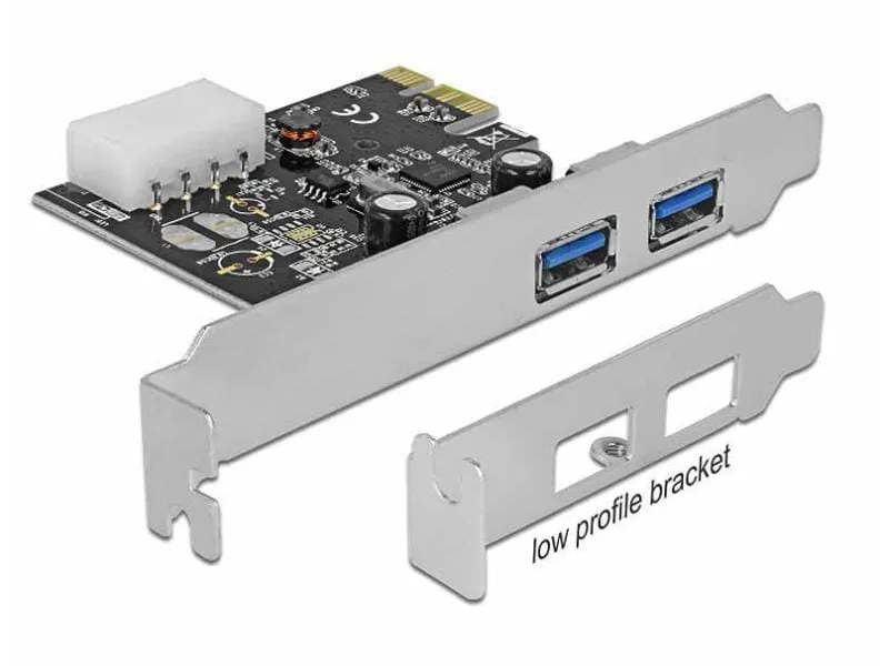 Delock PCI-Express-Karte USB 3.0 Typ-A + LowProfile Delock PCI-Express-Karte USB 3.0 Typ-A + LowProfile