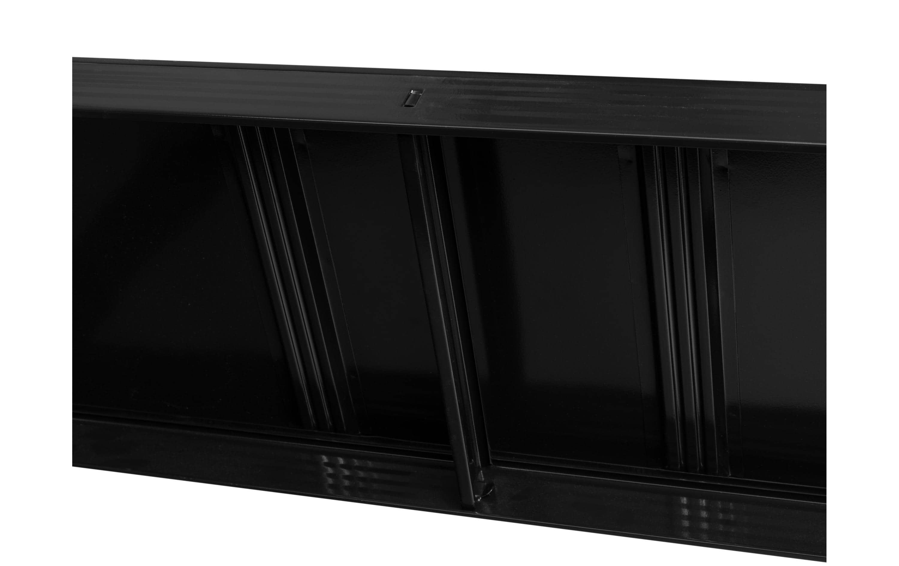 STRUCT Schwerlastregal Schwarz mit 5 Tablaren