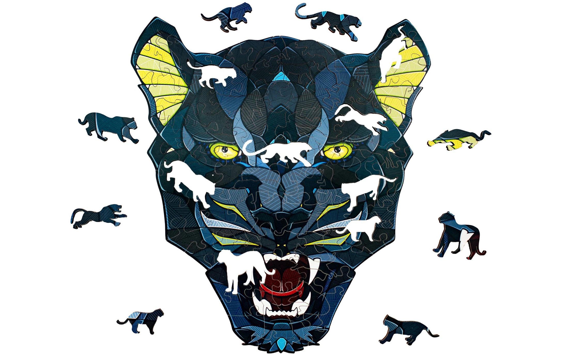Eco Wood Art Holz-Puzzle Panther 102 Teile