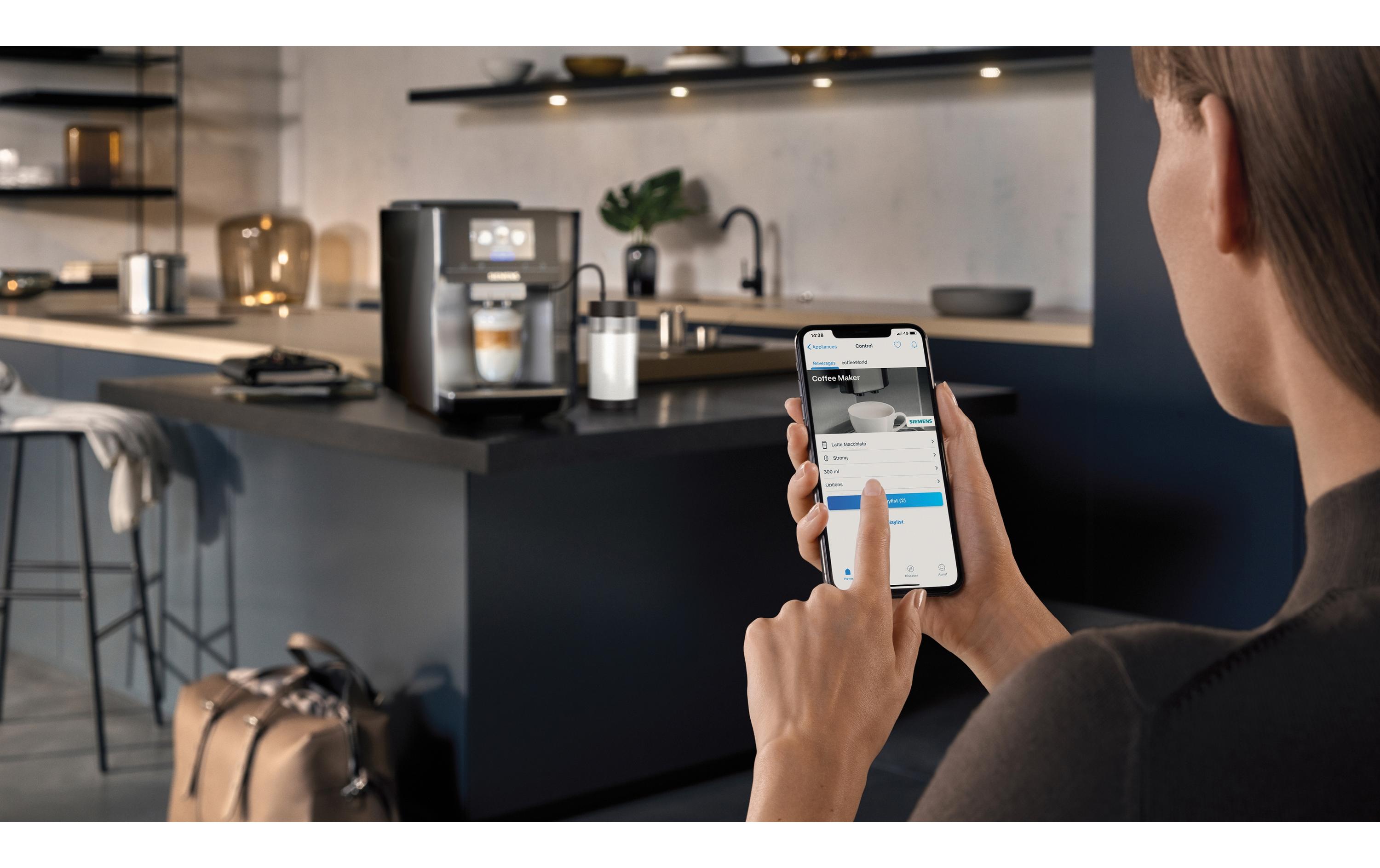 Siemens Kaffeevollautomat EQ700 Classic Inox Silver Metallic Siemens Kaffeevollautomat EQ700 Classic Inox Silver Metallic