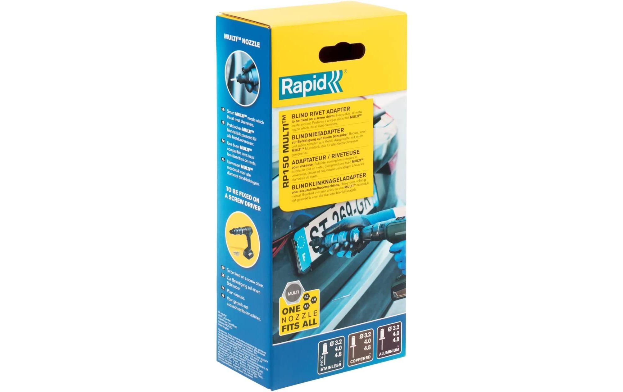Rapid Nietaufsatz RP150 Multi Blau