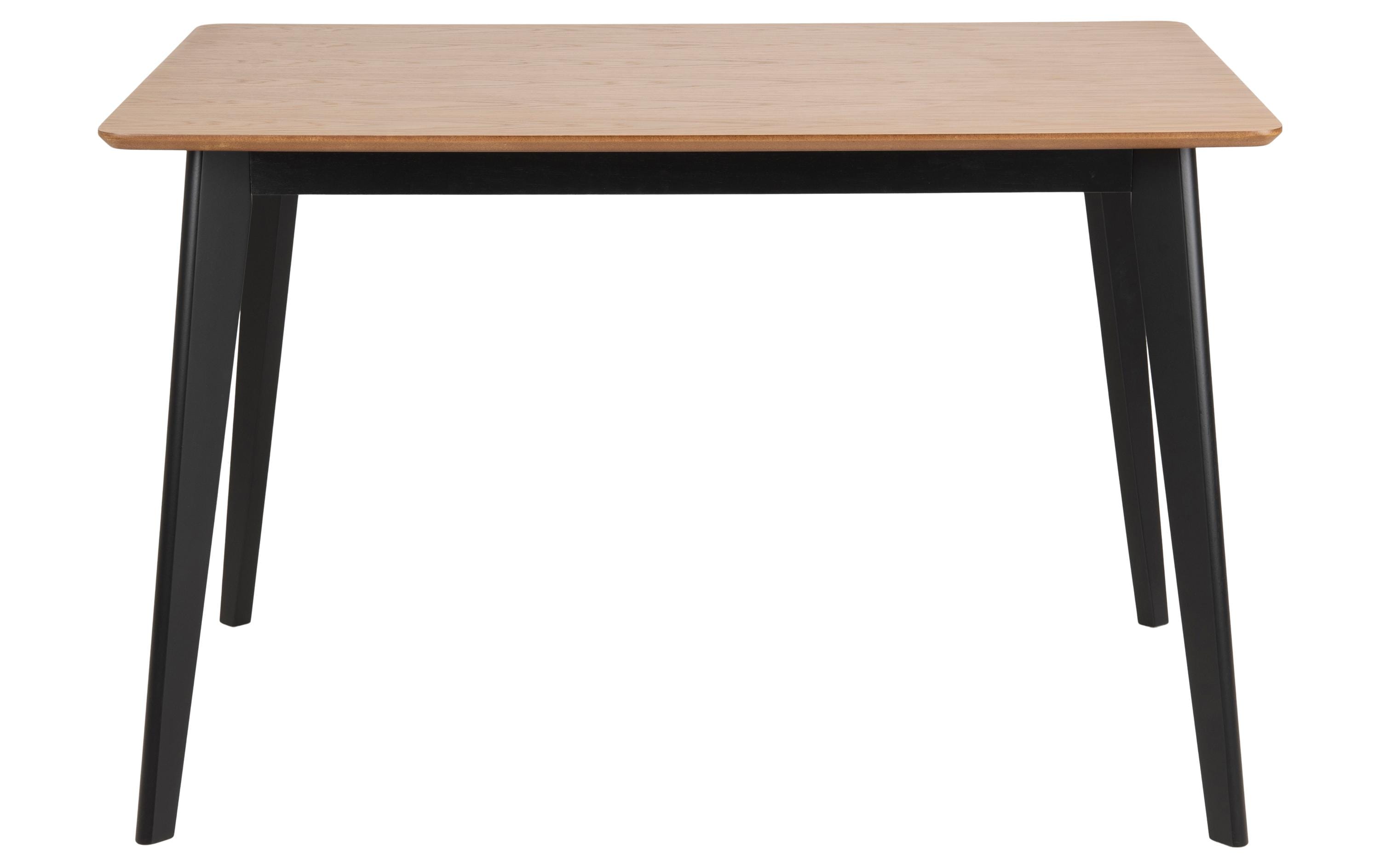 AC Design Tisch Roxby 120 x 80 x 76 cm, Nature/Schwarz