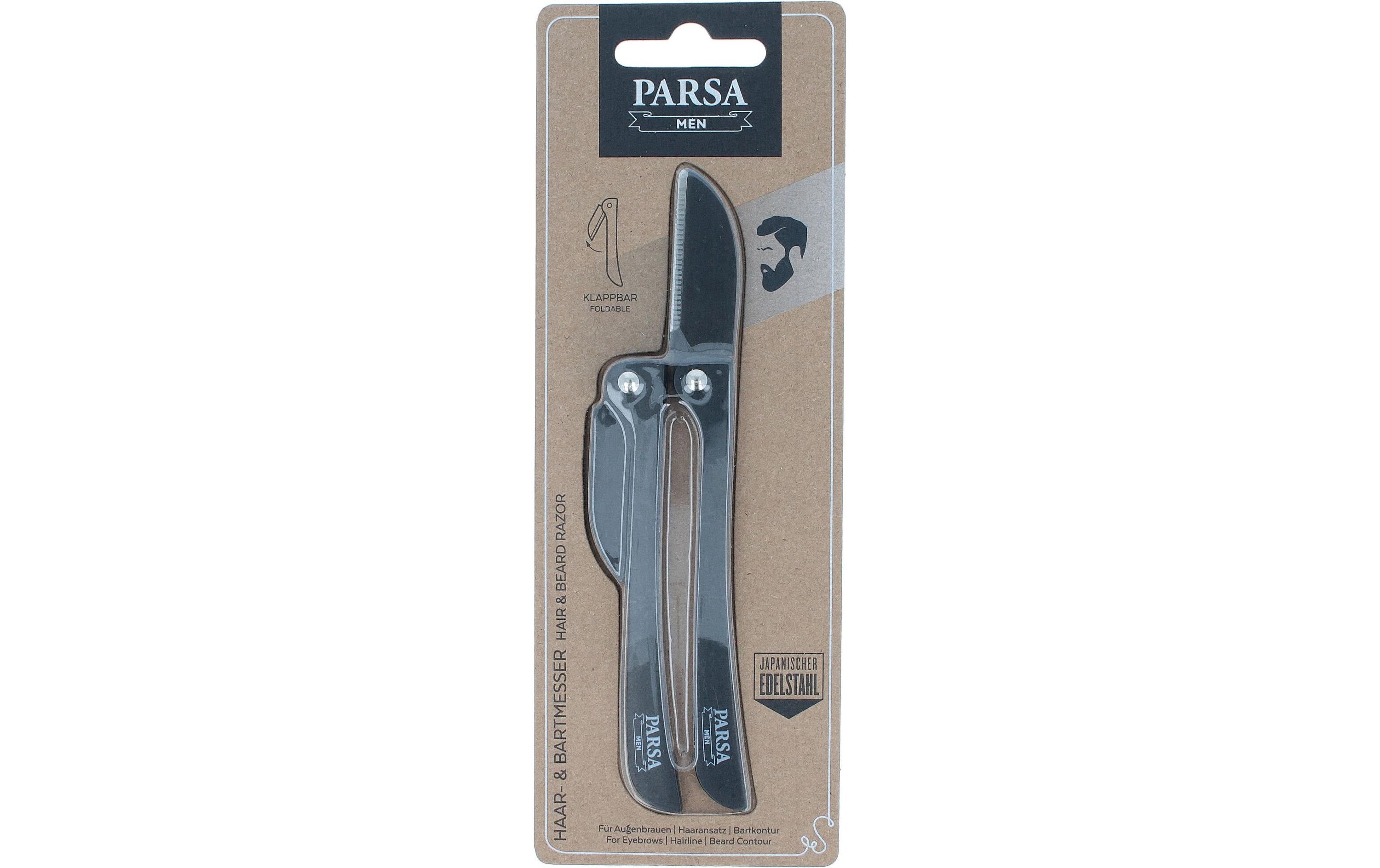 Parsa Beauty Men Haar- und Bartmesser Schwarz, 2er-Set