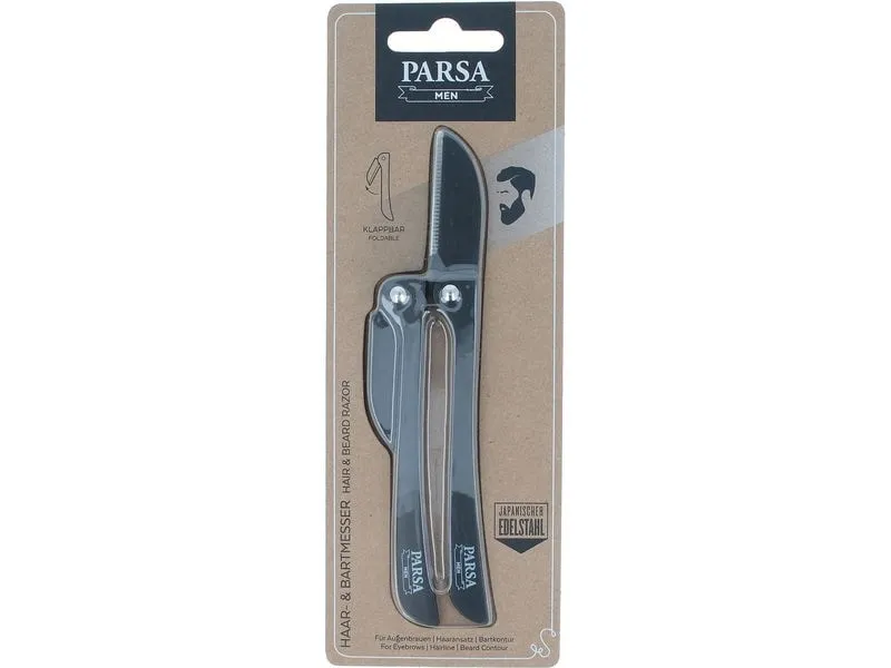 Parsa Beauty Men Haar- und Bartmesser Schwarz, 2er-Set Parsa Beauty Men Haar- und Bartmesser Schwarz, 2er-Set