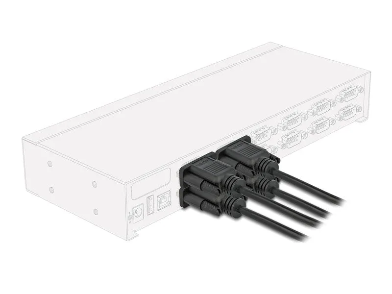 Delock Anschlusskabel RS-232 D-Sub9 Buchse zu Buchse 3 m