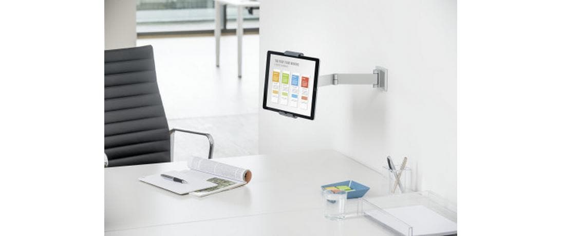 DURABLE Halterung Wall Arm Silber Metallic