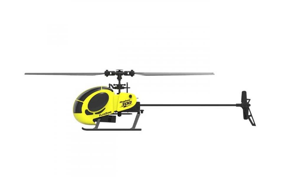 FliteZone Helikopter Hughes 300 Gelb, 4-Kanal, 6G, RTF