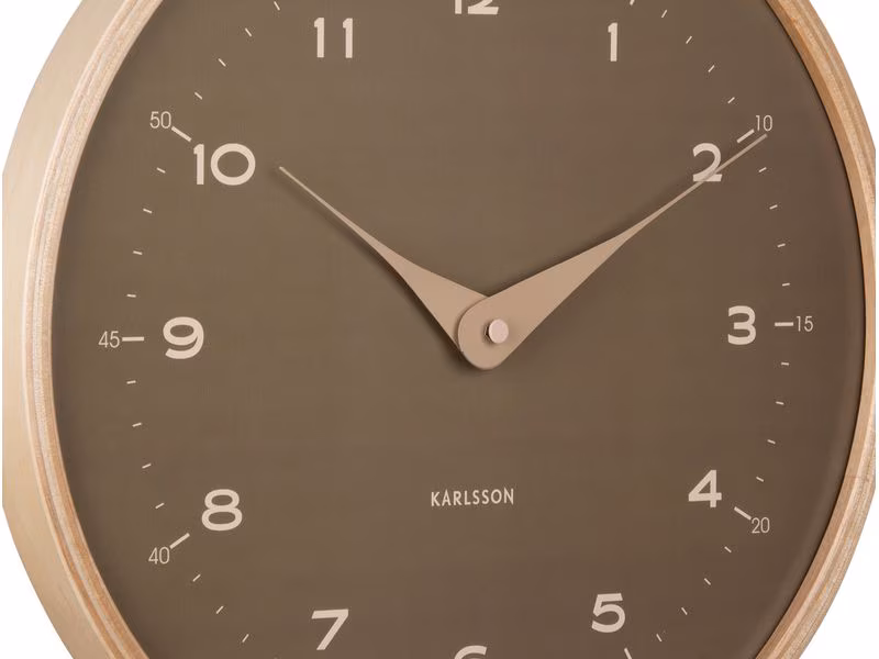 KARLSSON Wanduhr Osado Dome 30 cm, Grün