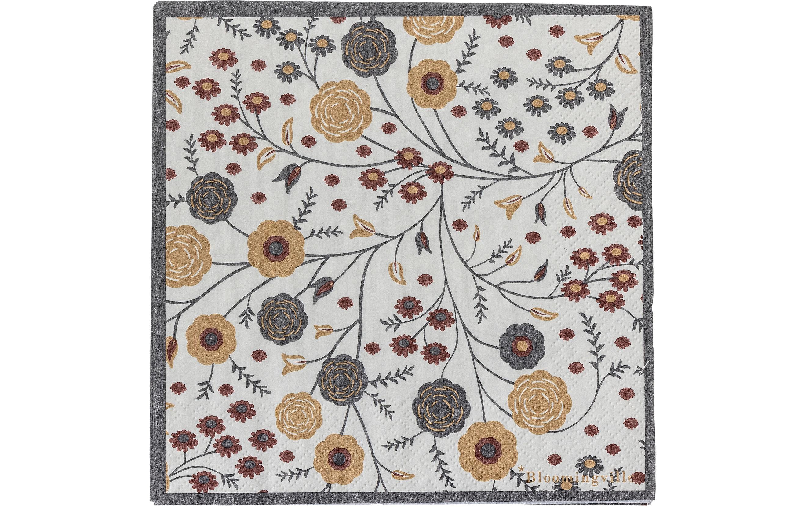 Bloomingville Papierservietten Eydis 33 cm x 33 cm, 20 Stück