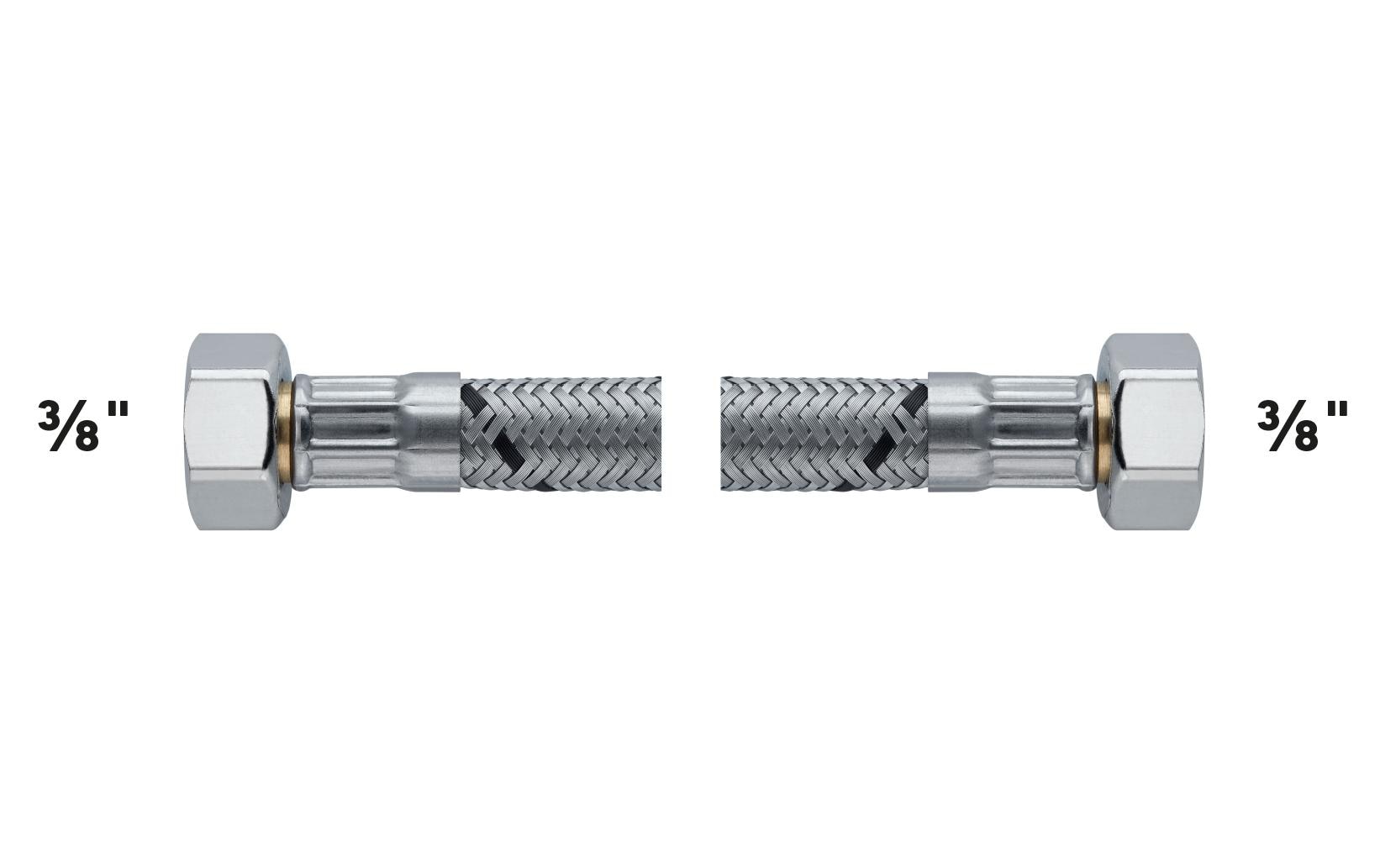 Flexo Anschlussschlauch DN8 IG x IG 3/8 x 3/8 DN8 / 100 cm Flexo Anschlussschlauch DN8 IG x IG 3/8 x 3/8 DN8 / 100 cm