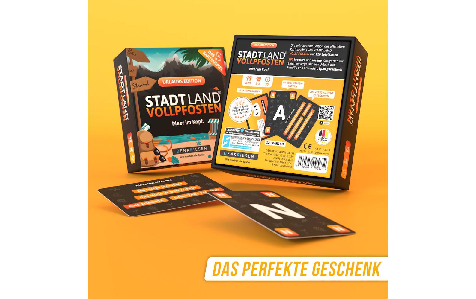 Denkriesen Partyspiel STADT LAND VOLLPFOSTEN – Meer im Kopf