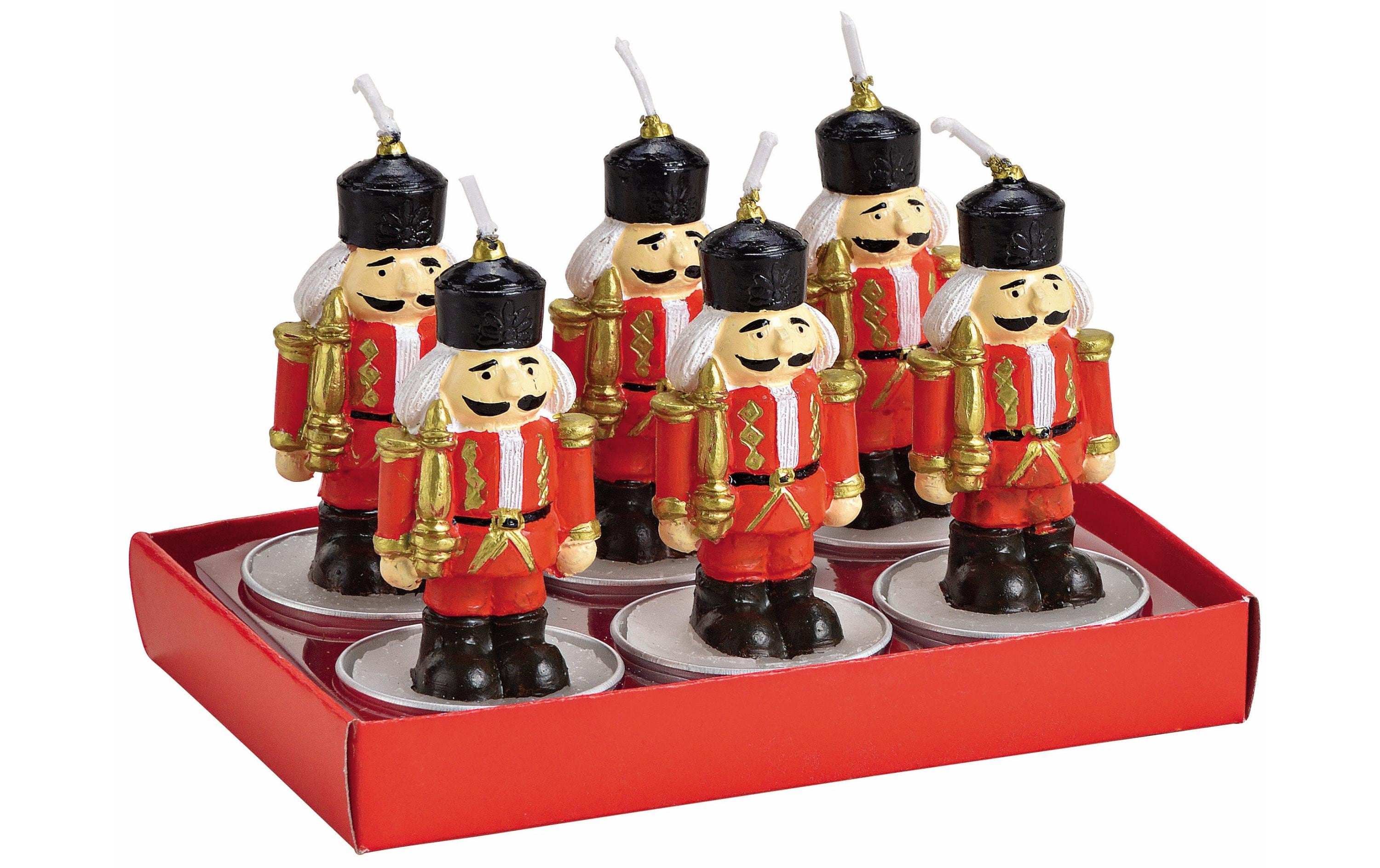 G. Wurm Teelichter Nussknacker 6er Set