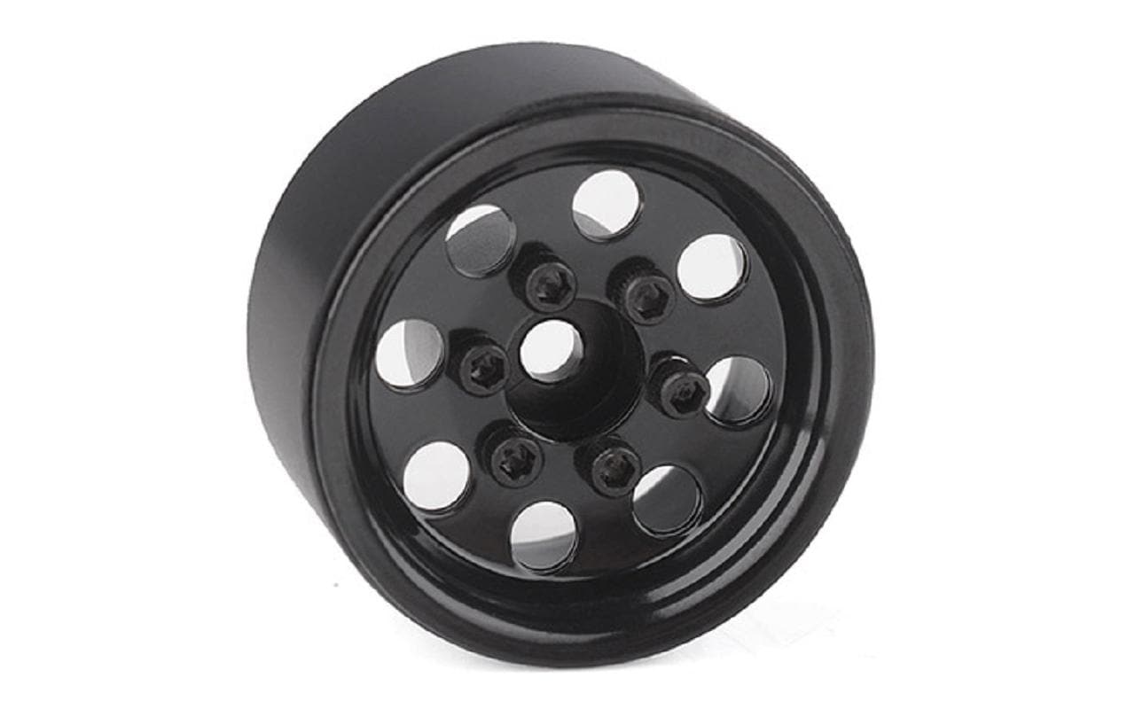 RC4WD Felgen Stamped Steel 1.0 Pro8 Beadlock Schwarz, 4 Stück