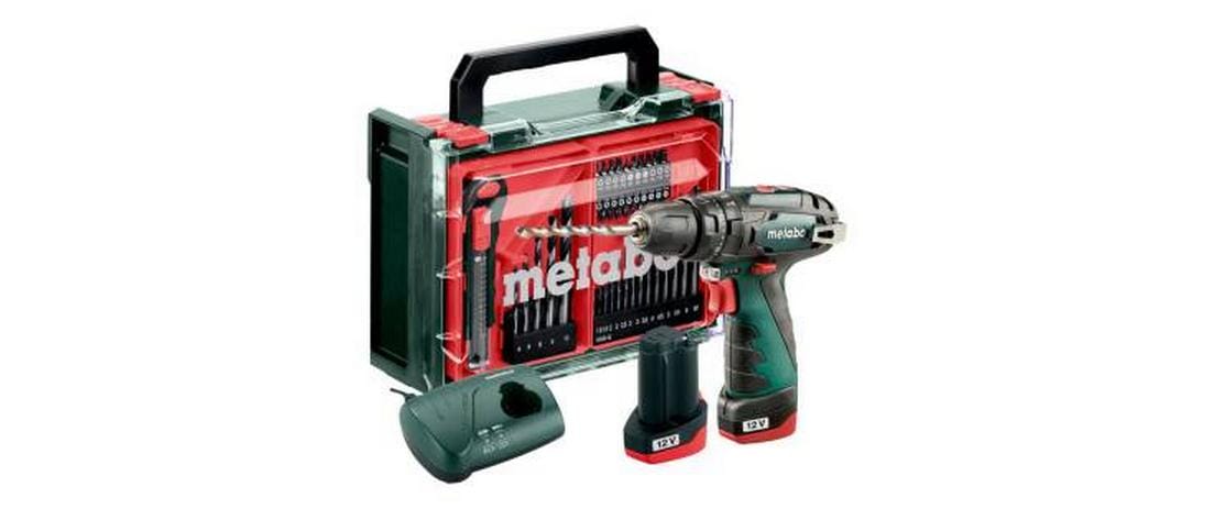 Metabo Akku-Bohrschrauber PowerMaxx SB Basic Set 2 x 2.0 Ah Metabo Akku-Bohrschrauber PowerMaxx SB Basic Set 2 x 2.0 Ah