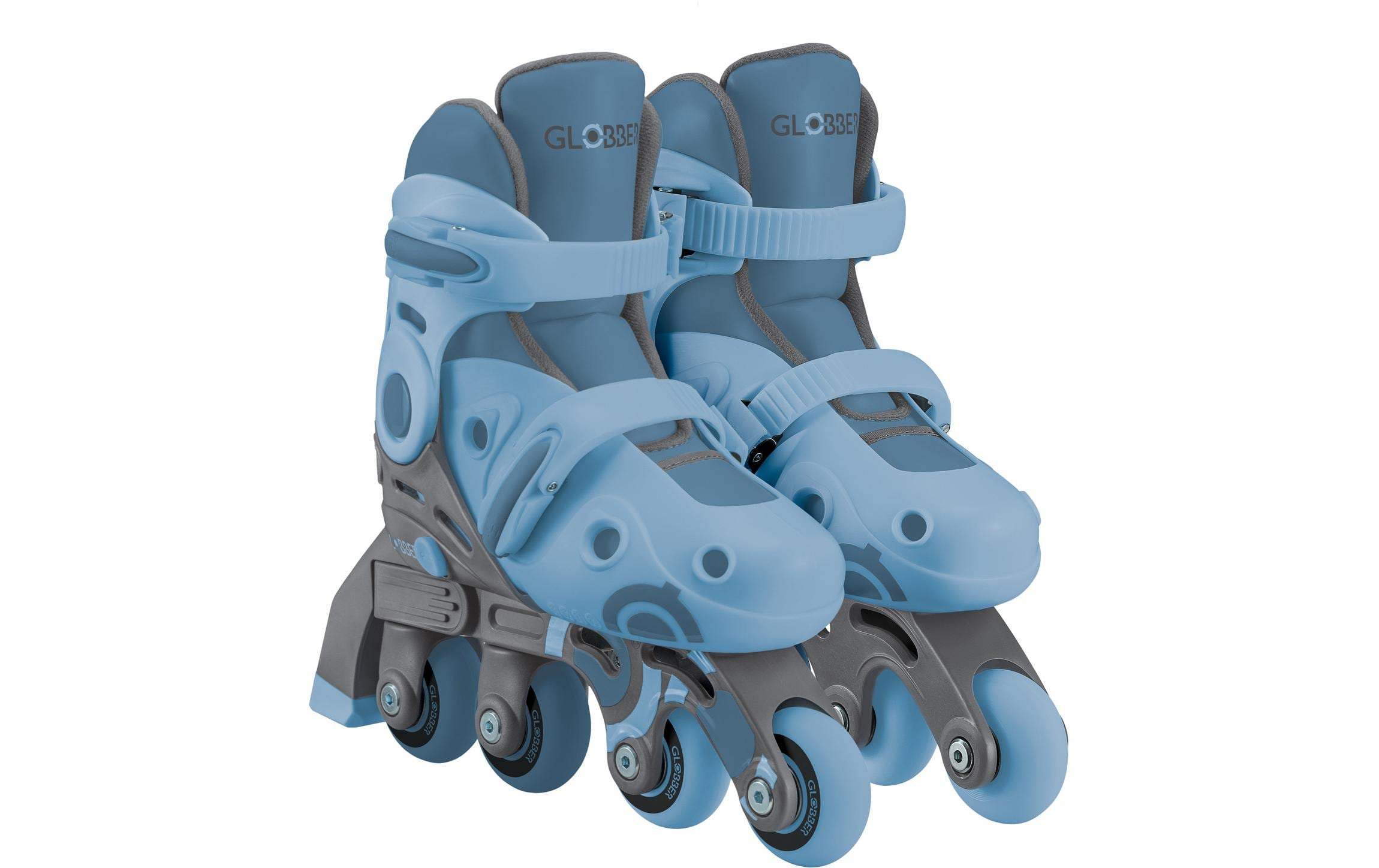 GLOBBER Inline-Skates 2 in 1 Gr. 26-29, Aschblau