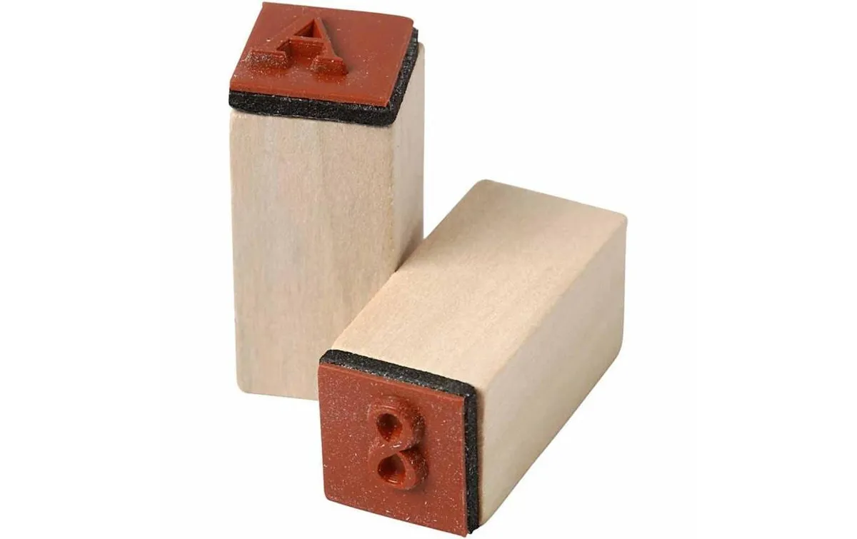Creativ Company Stempelset Buchstaben/Zahlen 42-teilig Creativ Company Stempelset Buchstaben/Zahlen 42-teilig
