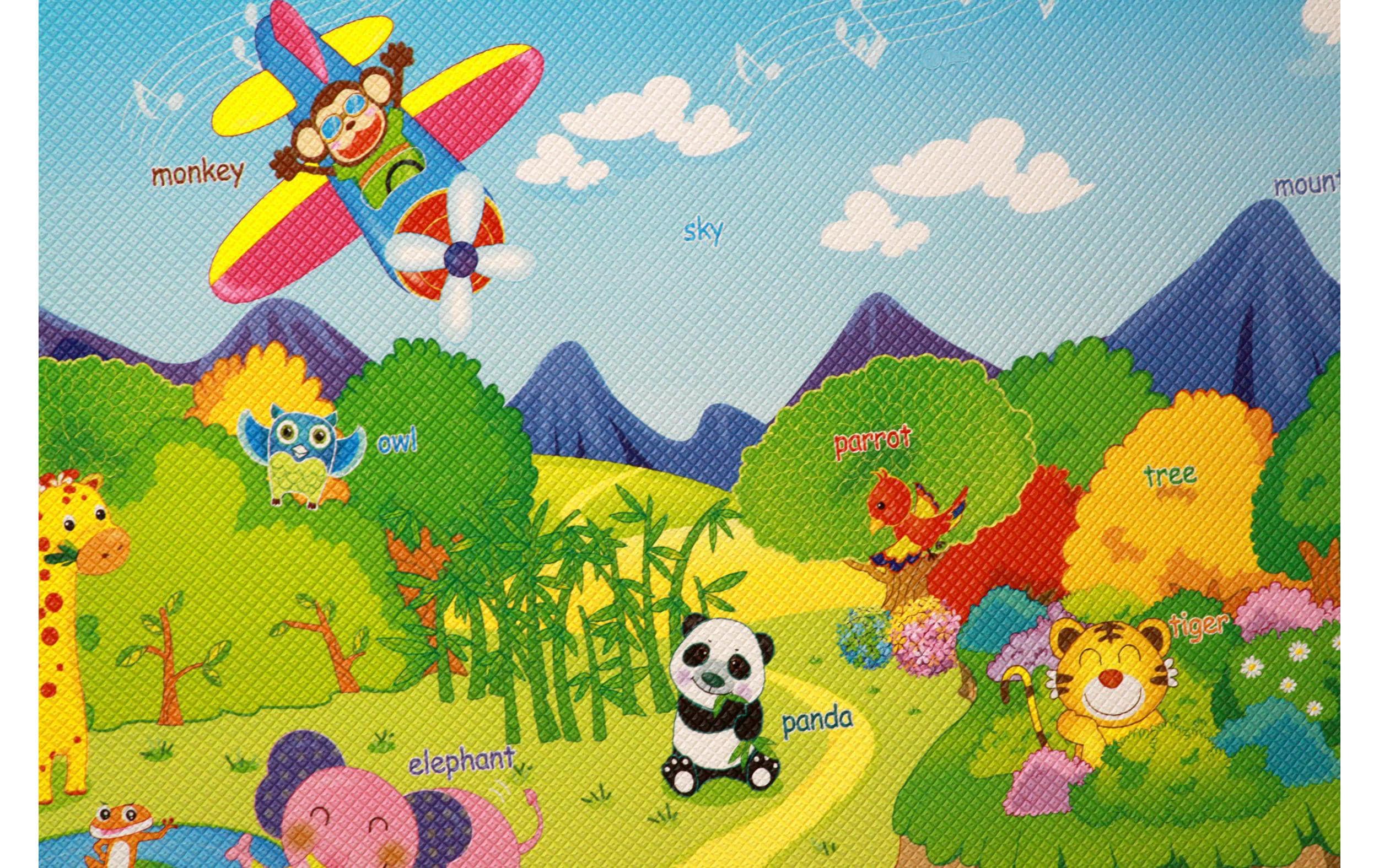 Dwinguler Spielmatte Animal Orchestra, 190 x 130 cm