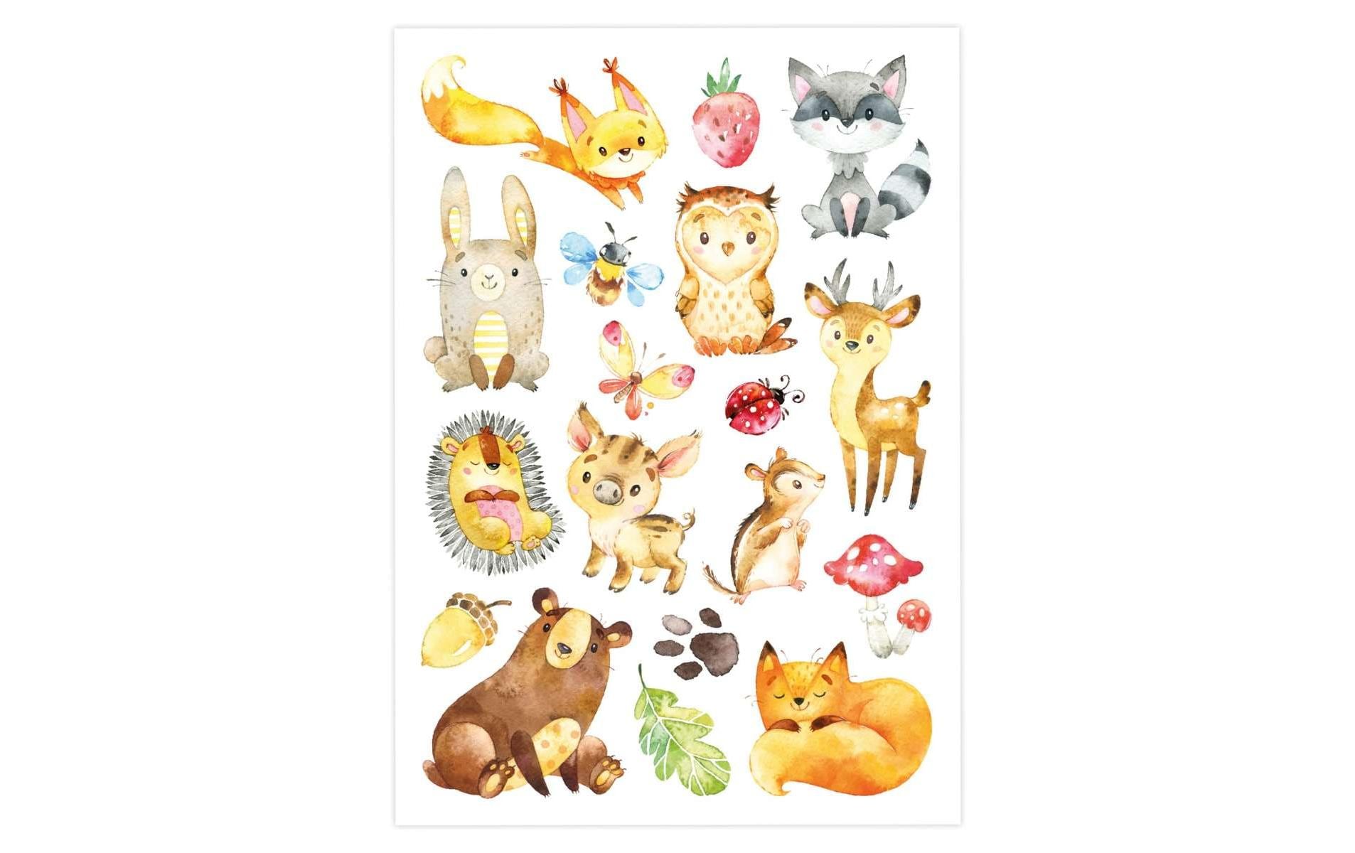 Papierdrachen Tattoo Set Einhorn, Meerjungfrau, Prinzessin