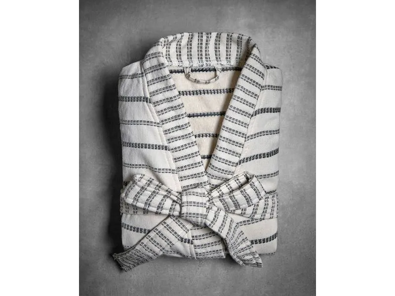 meraki Bademantel True Schwarz/Weiss meraki Bademantel True Schwarz/Weiss