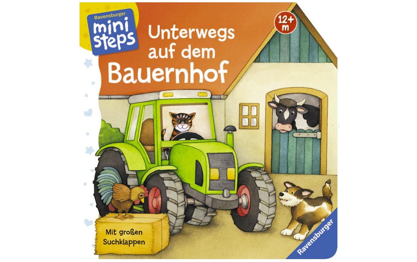 Ravensburger Bilderbuch ministeps: Unterwegs auf dem Bauernhof
