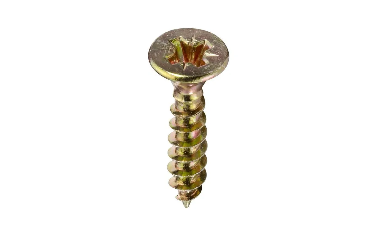FTM Spanplattenschrauben Senkkopf 2.5 x 16 mm Stahl, 30 Stück