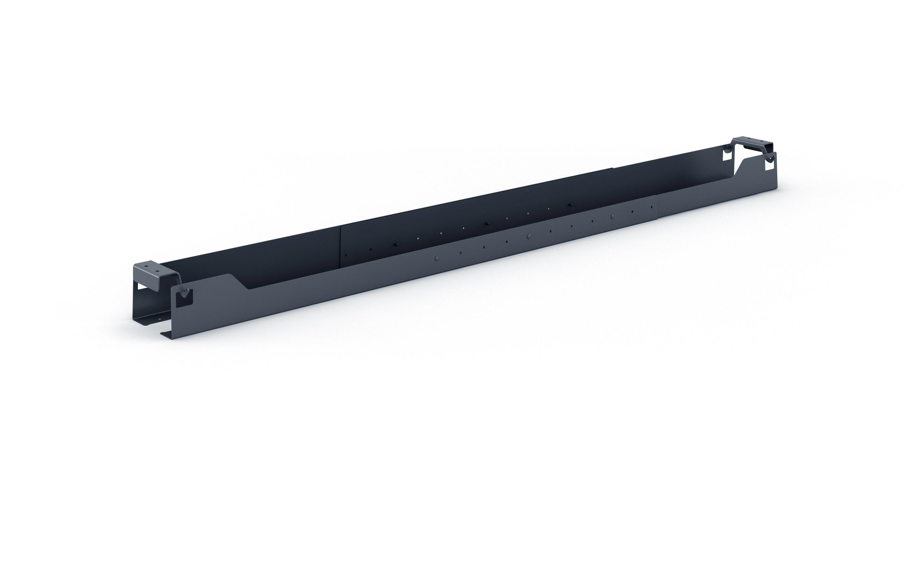 Actiforce Kabelwanne Stretch, 1040 - 1840 mm, Schwarz