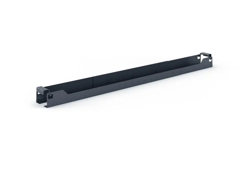 Actiforce Kabelwanne Stretch, 1040 - 1840 mm, Schwarz