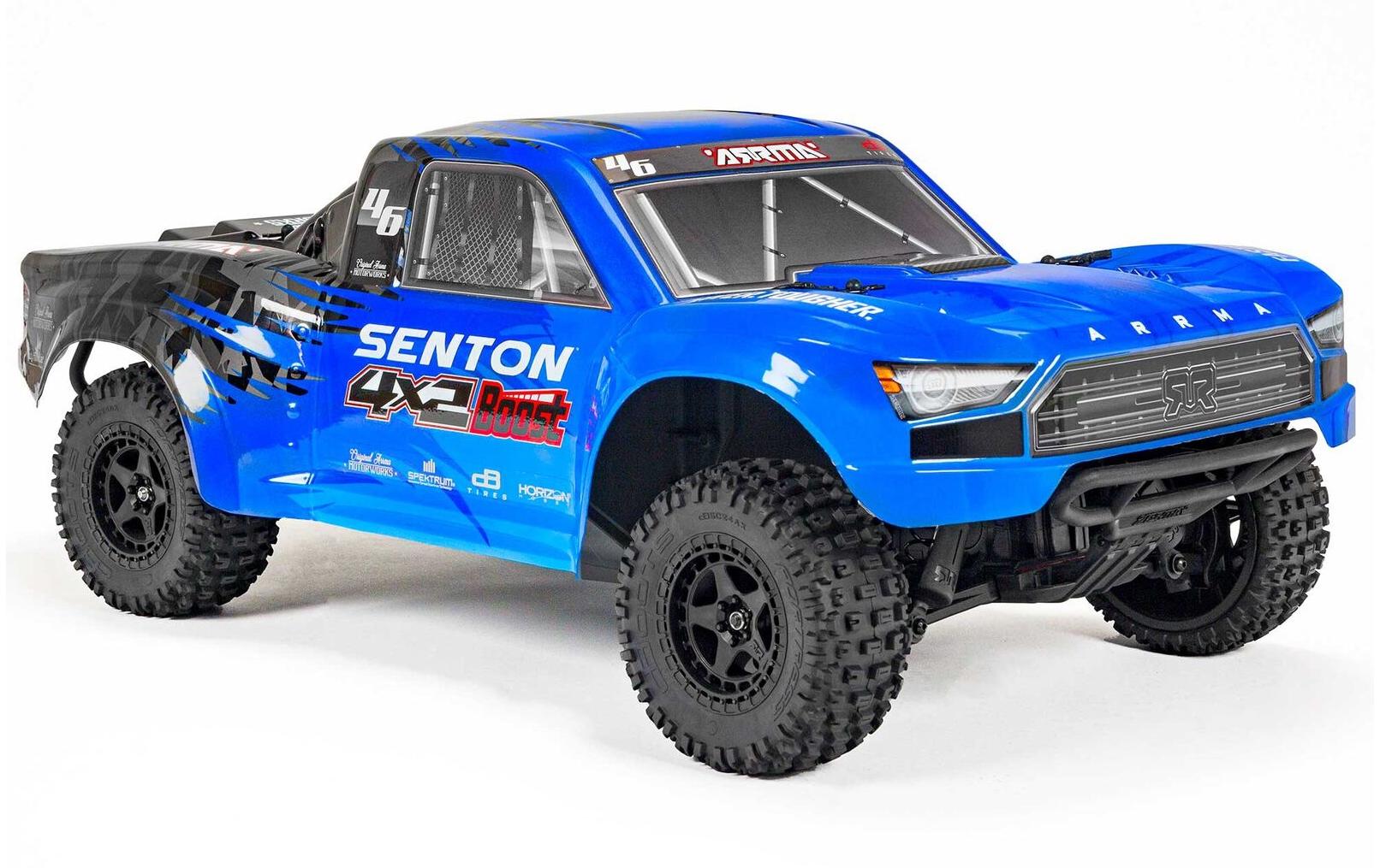 Arrma Short Course Truck Senton 4x2 Boost Mega, Blau RTR, 1:10