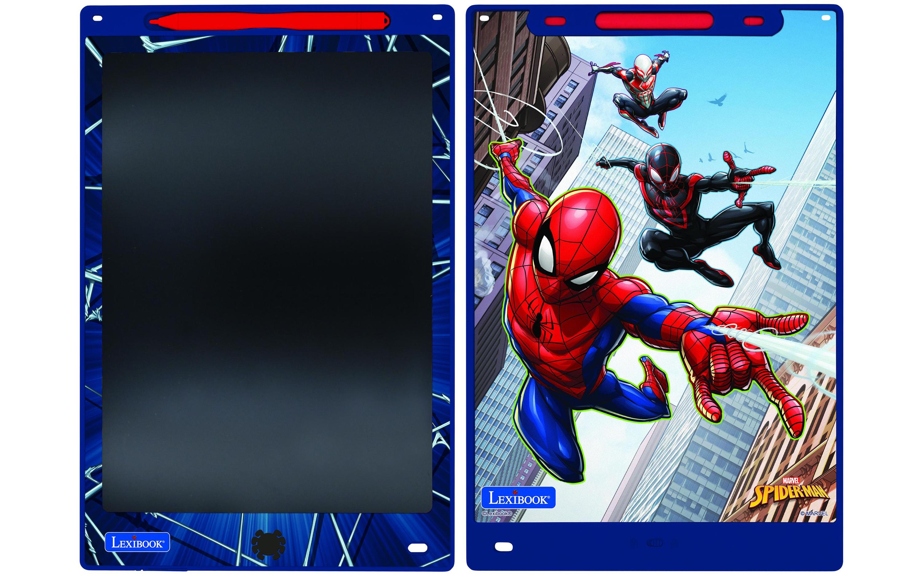 Lexibook Maltafel mit Spider-Man-Schablonen 28 cm Lexibook Maltafel mit Spider-Man-Schablonen 28 cm