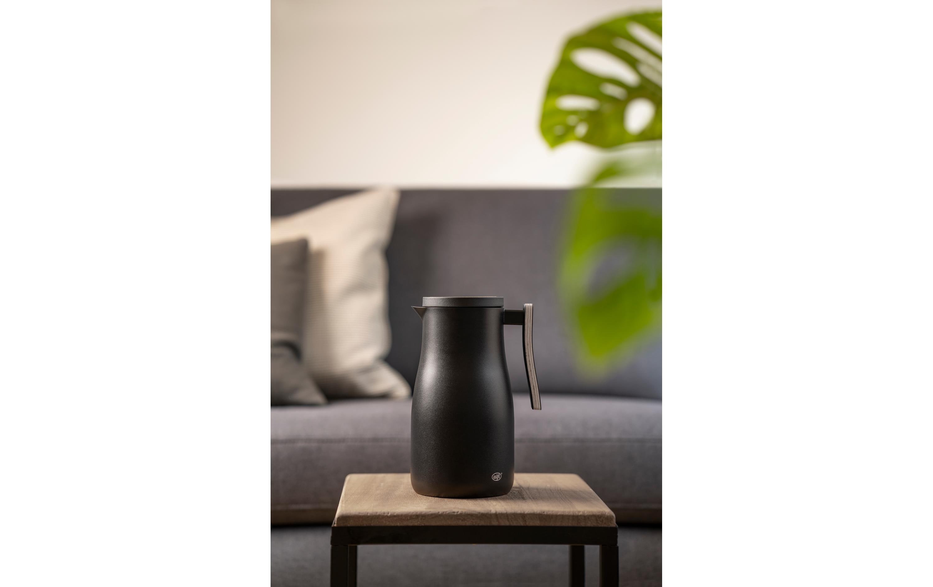 Alfi Thermoskanne Studio Allure 1000 ml, Schwarz Matt