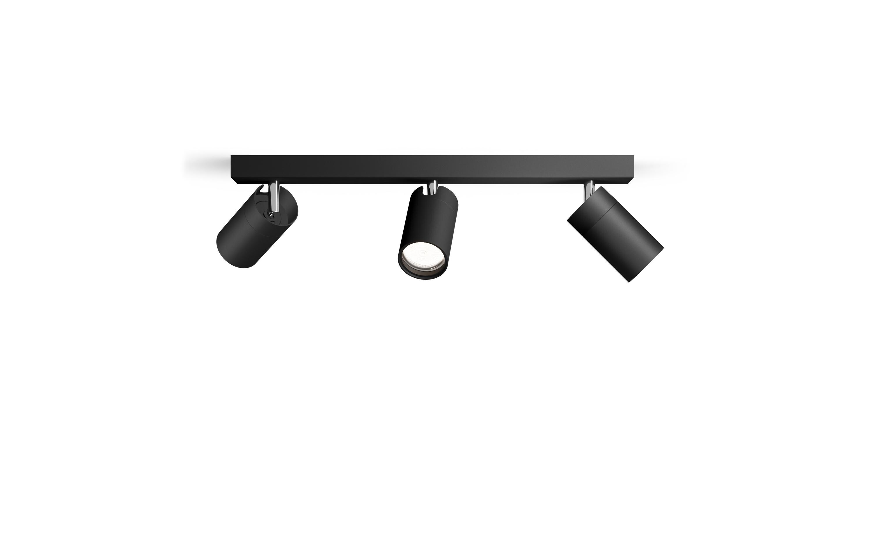 Philips Aufbauspot Idris GU10, IP44 Schwarz, ohne Leuchtmittel Philips Aufbauspot Idris GU10, IP44 Schwarz, ohne Leuchtmittel