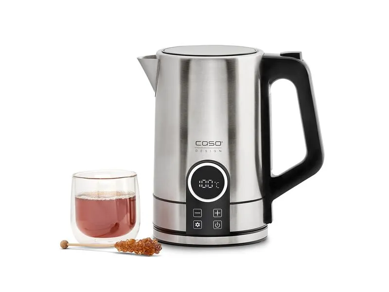 Caso Wasserkocher Selection WK 2200 Edelstahl 1.7 l 2200 W Silber